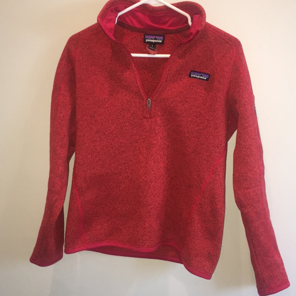 Scarlet red Patagonia women’s better sweater